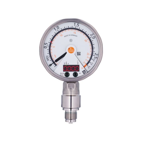 Pressure sensor with analogue display PG2433