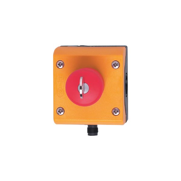 botón de parada de emergencia tipo seta con llave y conexión AS-i integrada AC011S