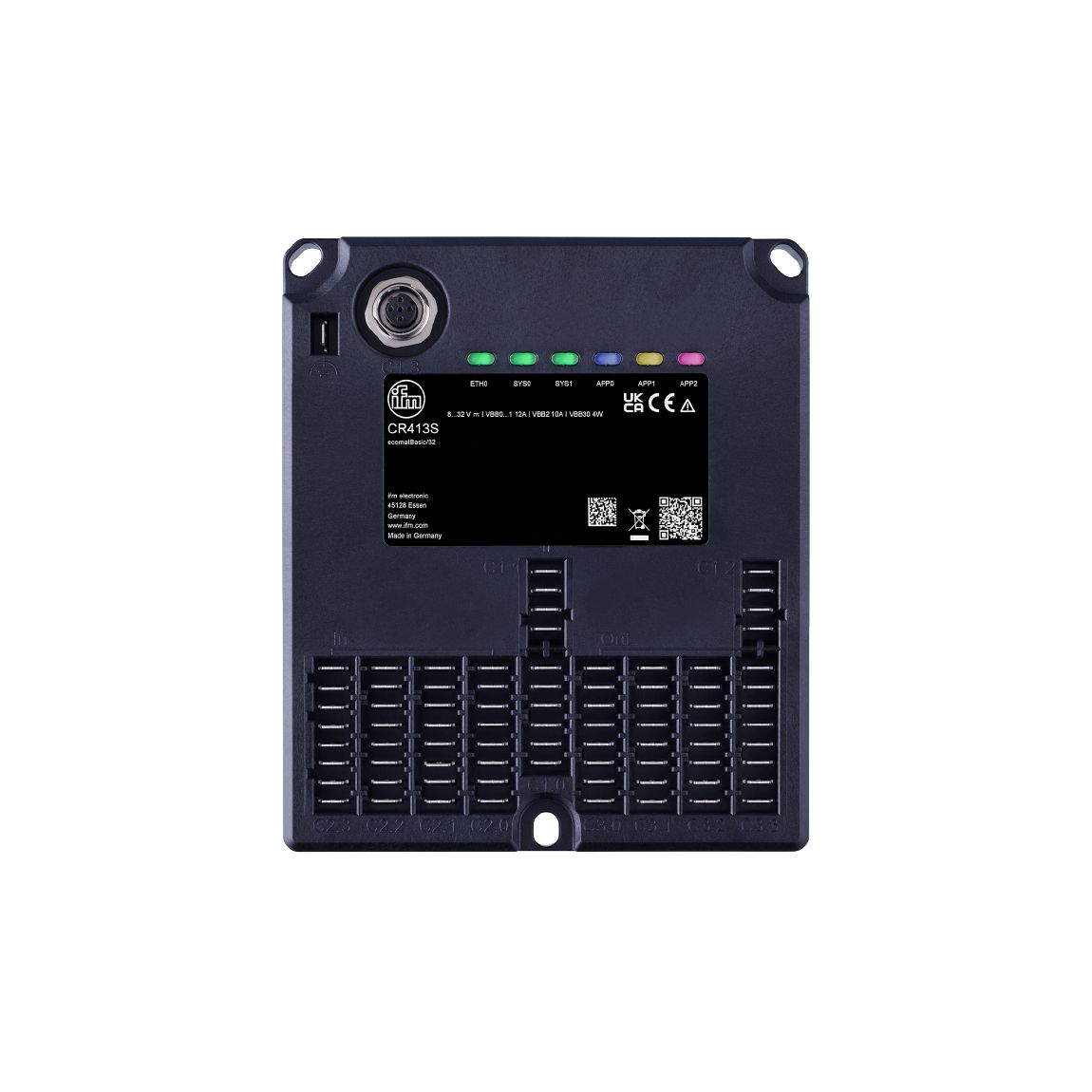 CR413S - 建機・特装車用プログラマブルコントローラ - ifm