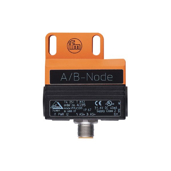 Detector doble AS-Interface para accionadores giratorios neumáticos AC2315