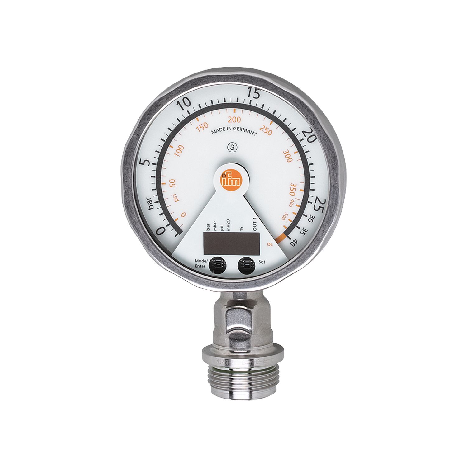 PG2793 - Flush pressure sensor with analog display - ifm