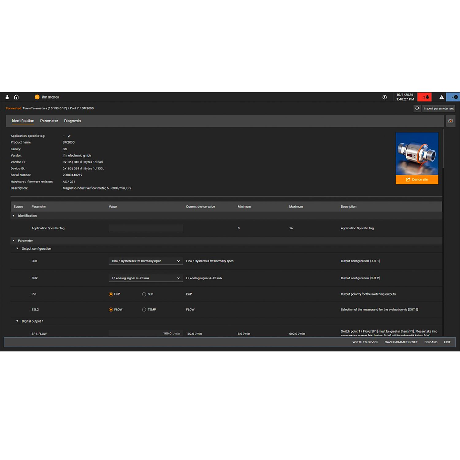 QMP020 - moneoモジュールライセンス IO-Linkデバイスのオンライン/オフラインパラメータ設定用 - ifm