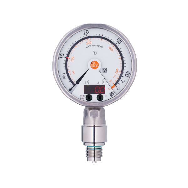 Pressure sensor with analogue display PG2430