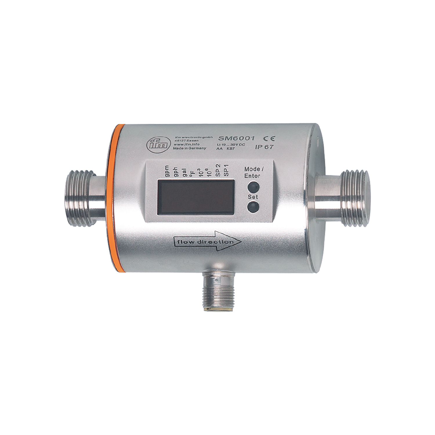 SM6001 Magnetic inductive flow meter ifm