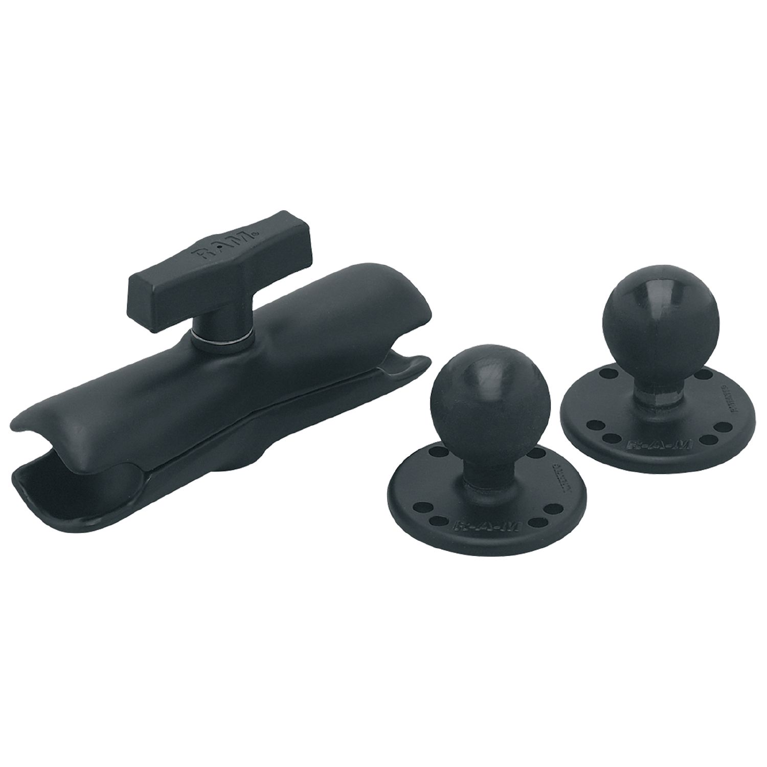 Ram Mount RAM-B-202-LO12 - Kit Di Montaggio Universale, Supporto A Doppia Presa, 90g, Ideale Per Navigatori E Smartphone
