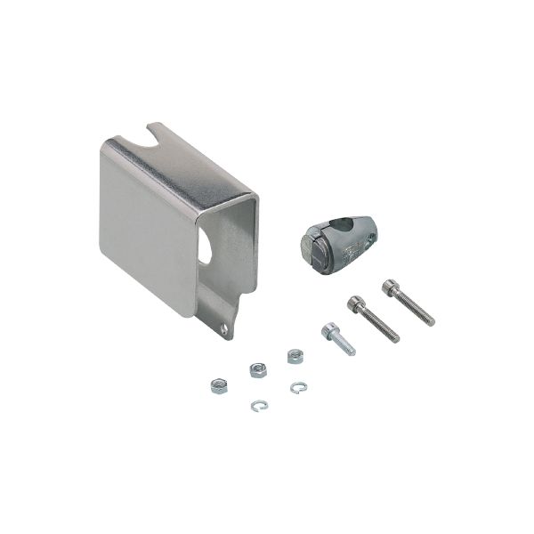 Mounting set with protective cover for photoelectric sensors E20791