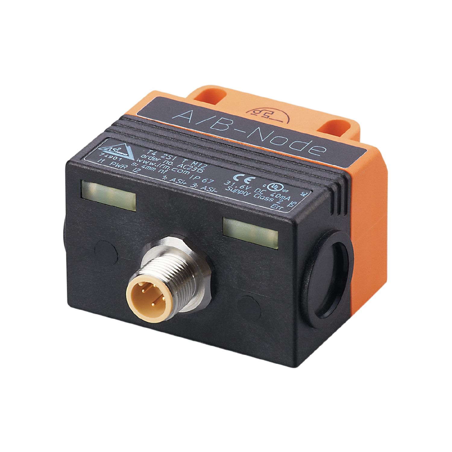AC2315 Fail-safe inductive sensor AS-i - 4mm sensing range - ifm AC2315 Fail-safe inductive sensor AS-i - 4mm sensing range - ifm