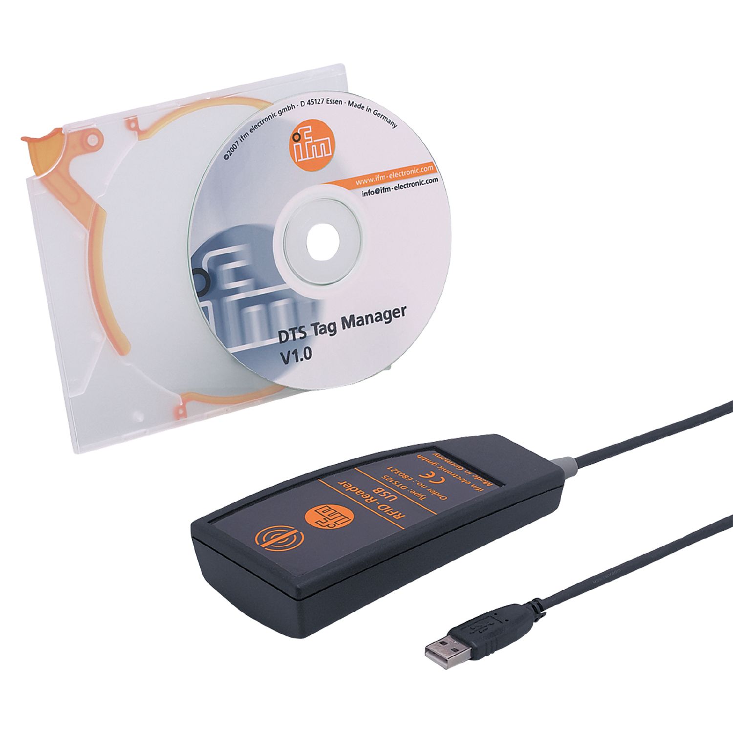 E80321 - ハンディ型RFID リーダー 125 kHz - Q5チップ用 - ifm