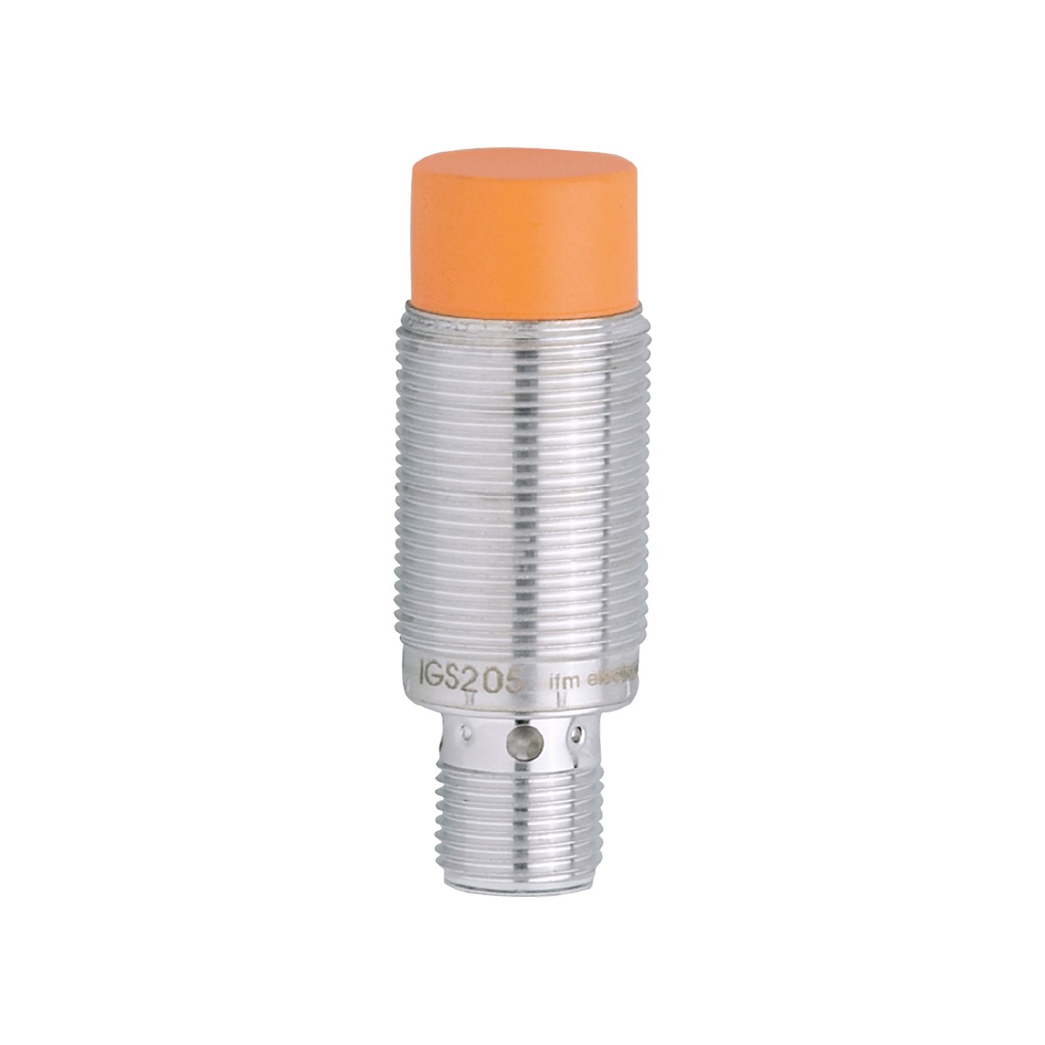 Inductive proximity sensor, 12mmnonflush range, 18mm diameter metalhousing, 3-wire PNP DC, N.C. outp