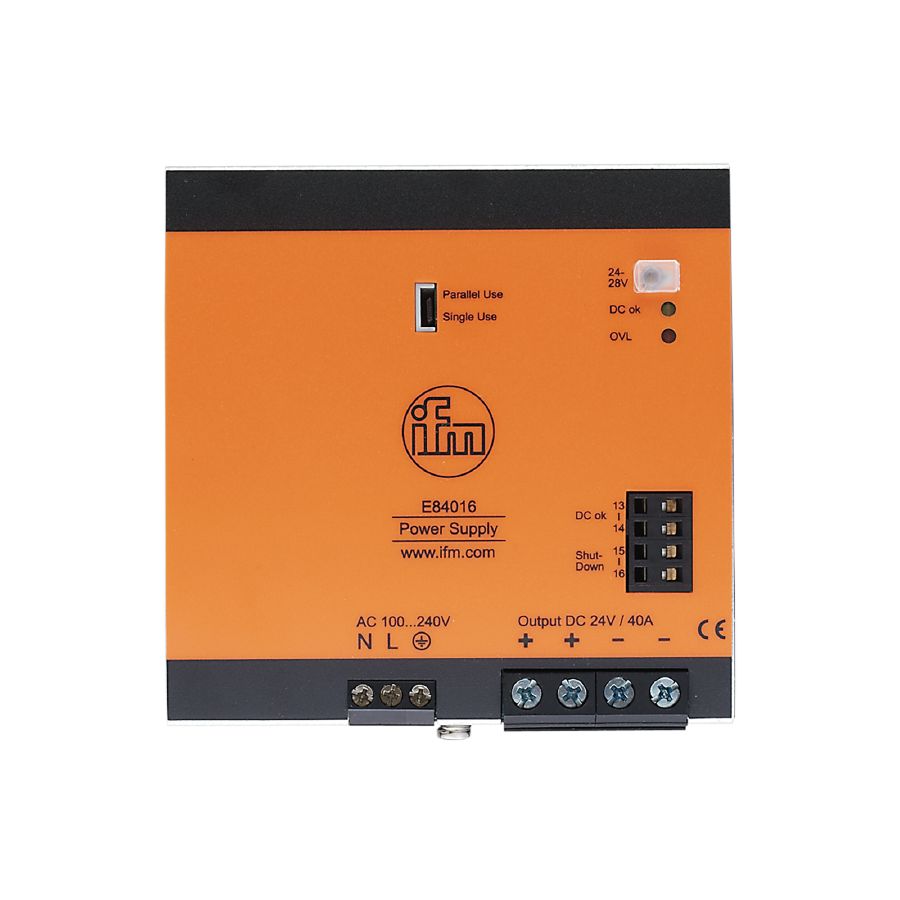 E84016 - スイッチング電源 DC 24 V - ifm