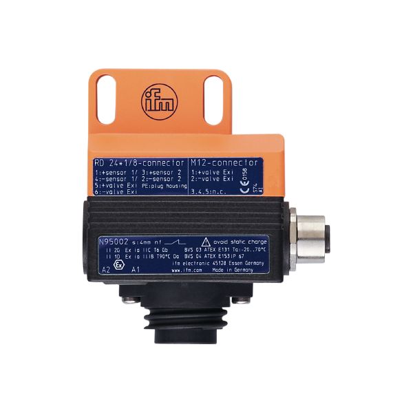 Sensor indutivo duplo NAMUR para actuadores de válvula N95002