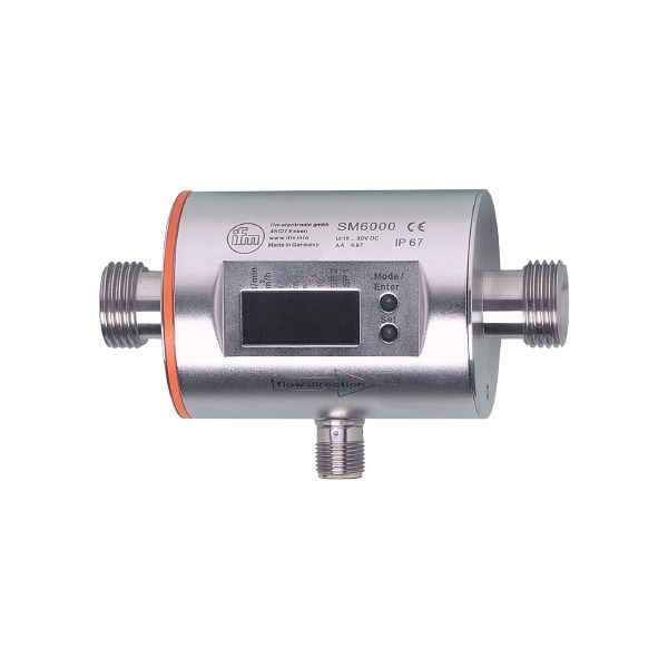 IFM Efector 300 Magnetic Inductive Flow Meter SM6004 IP 67 Monitor Sensor 