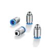 Push-in air fittings for pressure sensors