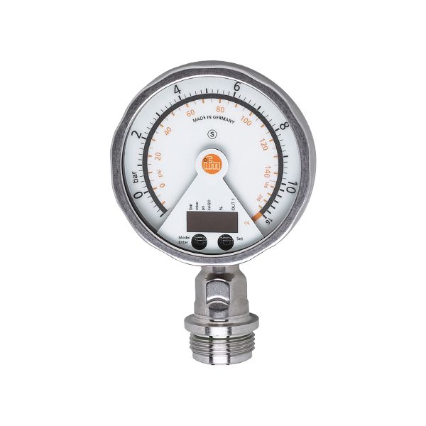 Flush pressure sensor with analog display PG2794