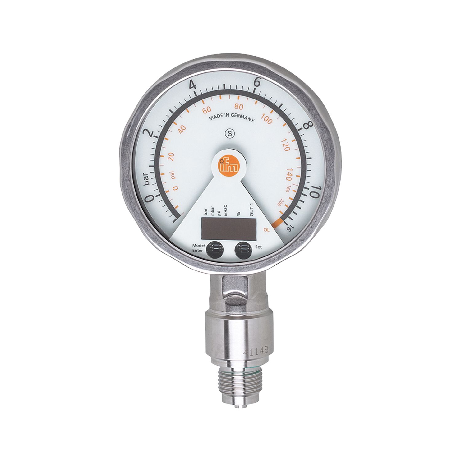 PG2454 - Pressure sensor with analogue display - ifm