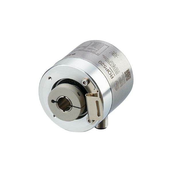 Incremental encoder with hollow shaft and display ROP520