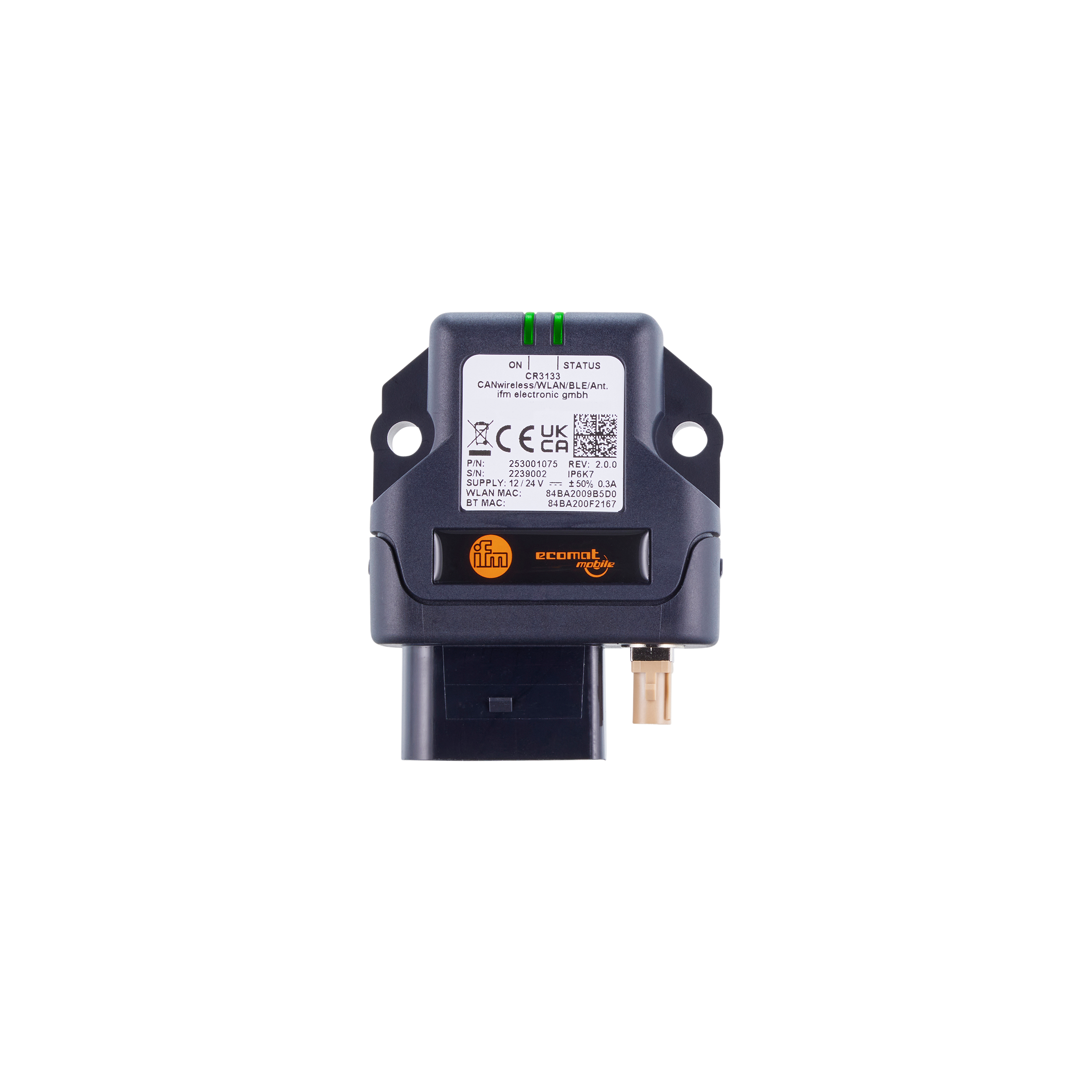 CANwireless with external antenna connection